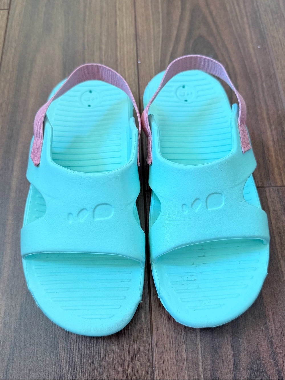 Reef Kids Aqua & Pink Sandals | Size 13/1
